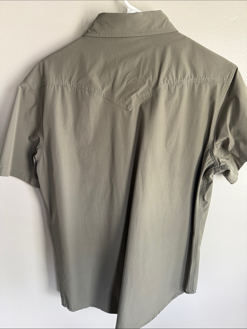 Sendero Olive Green Snap-Front Shirt - Picture 7 of 7
